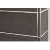 Settecento chelsea keramia csempe klasszikus retro vintage falburkolat konyha furdo tervezes epitett pult szurke fenyes hande made kezzel keszult strukturalt felulet modern csempe.jpg